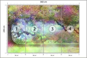 Fototapeta Magiczny Kolorowy Las - obrazek 3