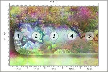 Fototapeta Magiczny Kolorowy Las - obrazek 3