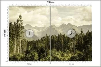 Fototapeta Las Góry - obrazek 3