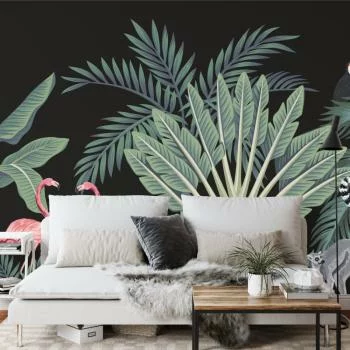 Fototapeta Egzotyczne Zwierzęta Wśród Palm