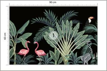 Fototapeta Egzotyczne Zwierzęta Wśród Palm - obrazek 3