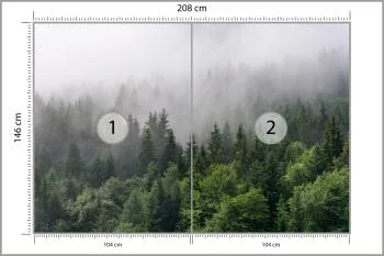 Fototapeta Drzewa We Mgle - obrazek 3