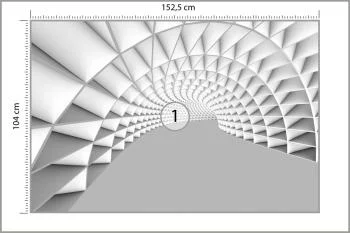 Fototapeta 3D Tunel - Głębia - obrazek 3