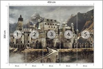 Fototapeta Średniowieczny Zamek Fantasy - obrazek 3