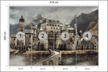 Fototapeta Średniowieczny Zamek Fantasy - obrazek 3