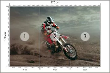 Fototapeta Wyczynowy Cross Na Pustyni - obrazek 3