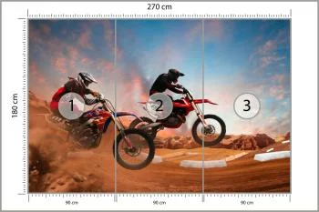 Fototapeta Wyścig Motocyklowy - obrazek 3