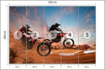 Fototapeta Wyścig Motocyklowy - obrazek 3
