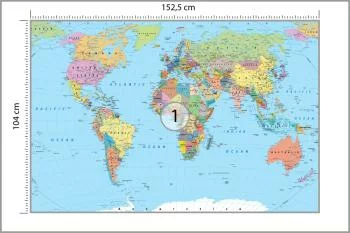 Fototapeta Mapa Świata - obrazek 3
