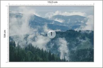Fototapeta - Górski Krajobraz z Mgłą - obrazek 3
