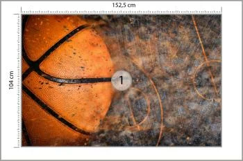 Fototapeta Piłka Na Tle Boiska - obrazek 3