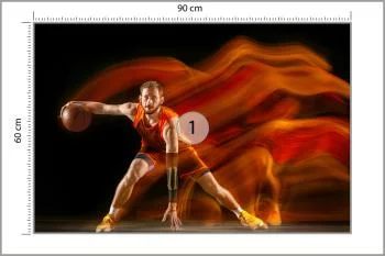 Fototapeta Koszykarz W Ruchu - obrazek 3