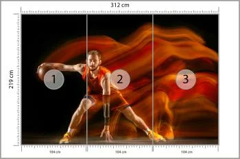 Fototapeta Koszykarz W Ruchu - obrazek 3