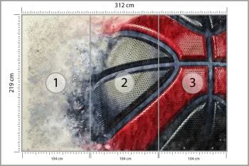 Fototapeta Piłka Koszykowa Malowana Akwarelą - obrazek 3