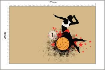 Fototapeta Siatkarka Podczas Gry - obrazek 3