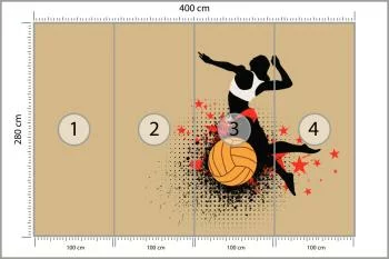 Fototapeta Siatkarka Podczas Gry - obrazek 3