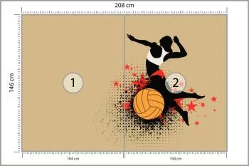 Fototapeta Siatkarka Podczas Gry - obrazek 3