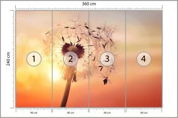 Fototapeta Optyczna Dmuchawiec - obrazek 3
