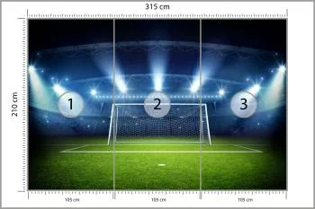 Fototapeta Bramka Na Stadionie - obrazek 3