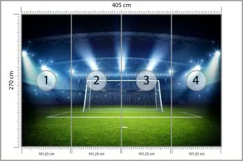 Fototapeta Bramka Na Stadionie - obrazek 3