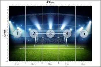 Fototapeta Bramka Na Stadionie - obrazek 3