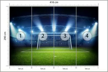 Fototapeta Bramka Na Stadionie - obrazek 3
