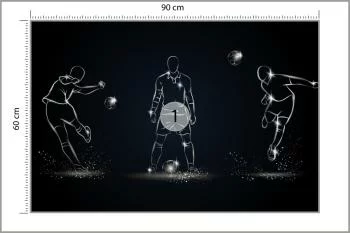 Fototapeta Piłkarz W Różnych Pozach - obrazek 3