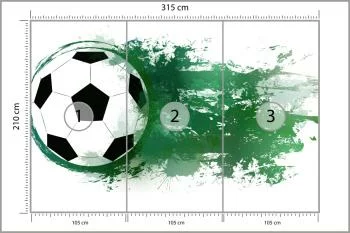 Fototapeta Piłka Noż - obrazek 3