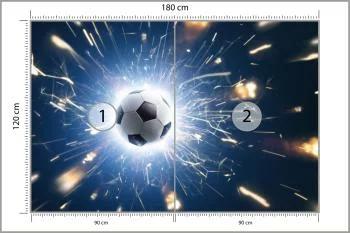 Fototapeta Piłka Wśród Iskier - obrazek 3