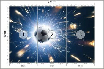 Fototapeta Piłka Wśród Iskier - obrazek 3