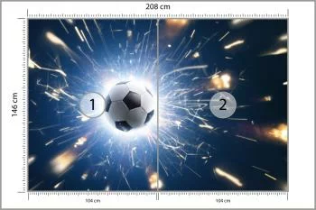 Fototapeta Piłka Wśród Iskier - obrazek 3