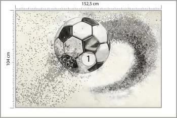 Fototapeta Piłka Nożna Rysowana Ołówkiem - obrazek 3