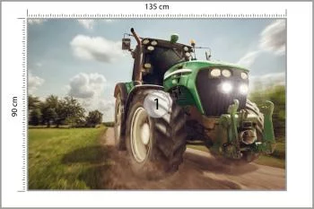 Fototapeta Pędzący Traktor - obrazek 3