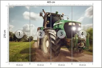 Fototapeta Pędzący Traktor - obrazek 3
