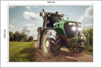 Fototapeta Pędzący Traktor - obrazek 3