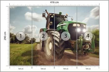 Fototapeta Pędzący Traktor - obrazek 3