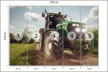 Fototapeta Pędzący Traktor - obrazek 3