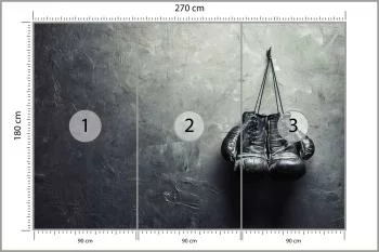 Fototapeta Stare Rękawice Bokserskie - obrazek 3