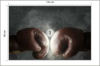 Fototapeta Zderzenie Pięści Bokserów - obrazek 3