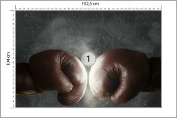 Fototapeta Zderzenie Pięści Bokserów - obrazek 3