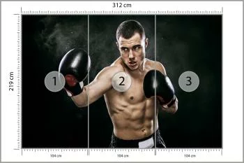Fototapeta Bokser Muay Thai - obrazek 3