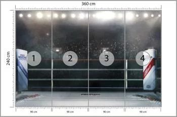 Fototapeta Bokserski Ring - obrazek 3
