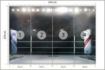 Fototapeta Bokserski Ring - obrazek 3