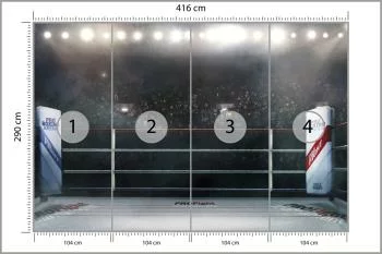 Fototapeta Bokserski Ring - obrazek 3