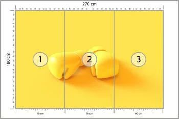 Fototapeta Żółte Rękawice Bokserskie - obrazek 3
