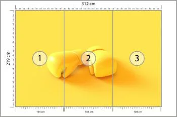 Fototapeta Żółte Rękawice Bokserskie - obrazek 3