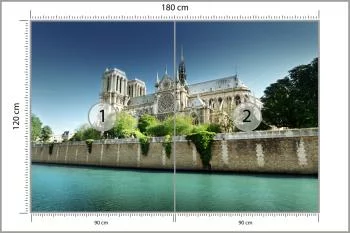 Fototapeta Paryż-Notre Dame - obrazek 3