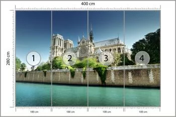 Fototapeta Paryż-Notre Dame - obrazek 3