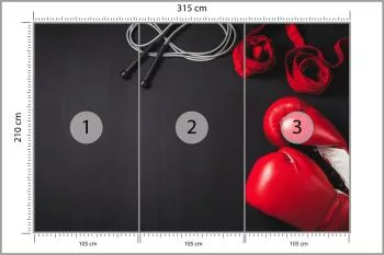 Fototapeta Bokserski Sprzęt - obrazek 3