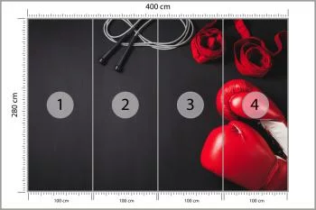 Fototapeta Bokserski Sprzęt - obrazek 3